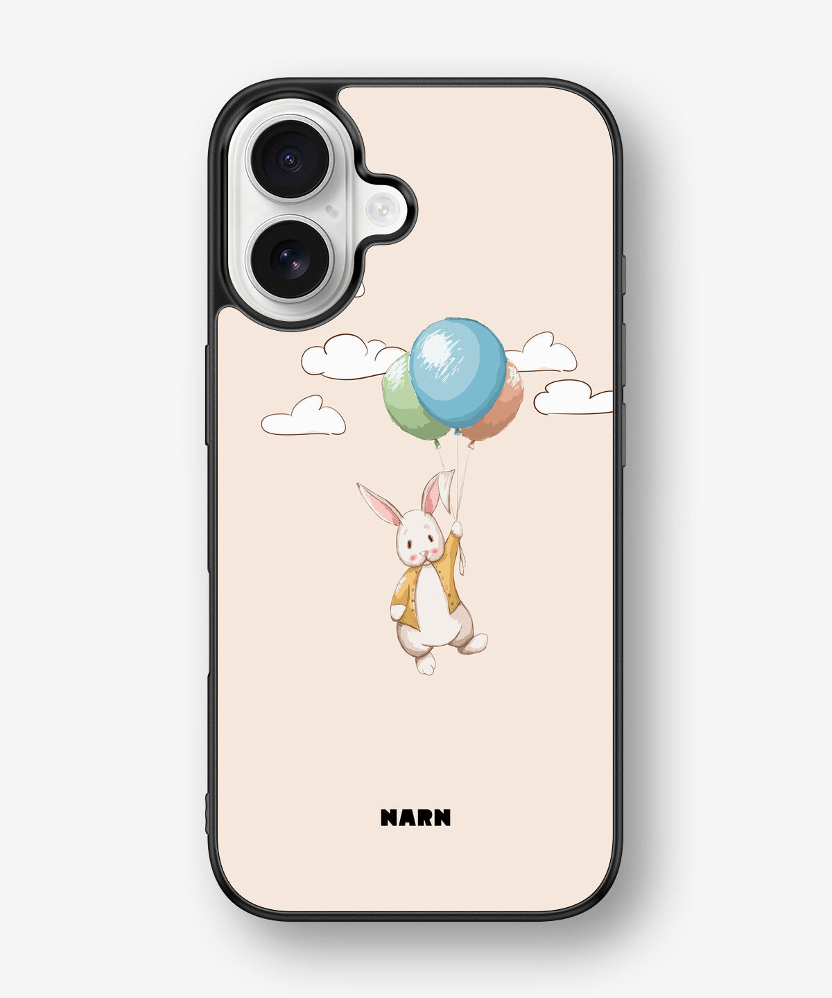 iPhone 16 Hard Case – Flying Rabbit - View 1