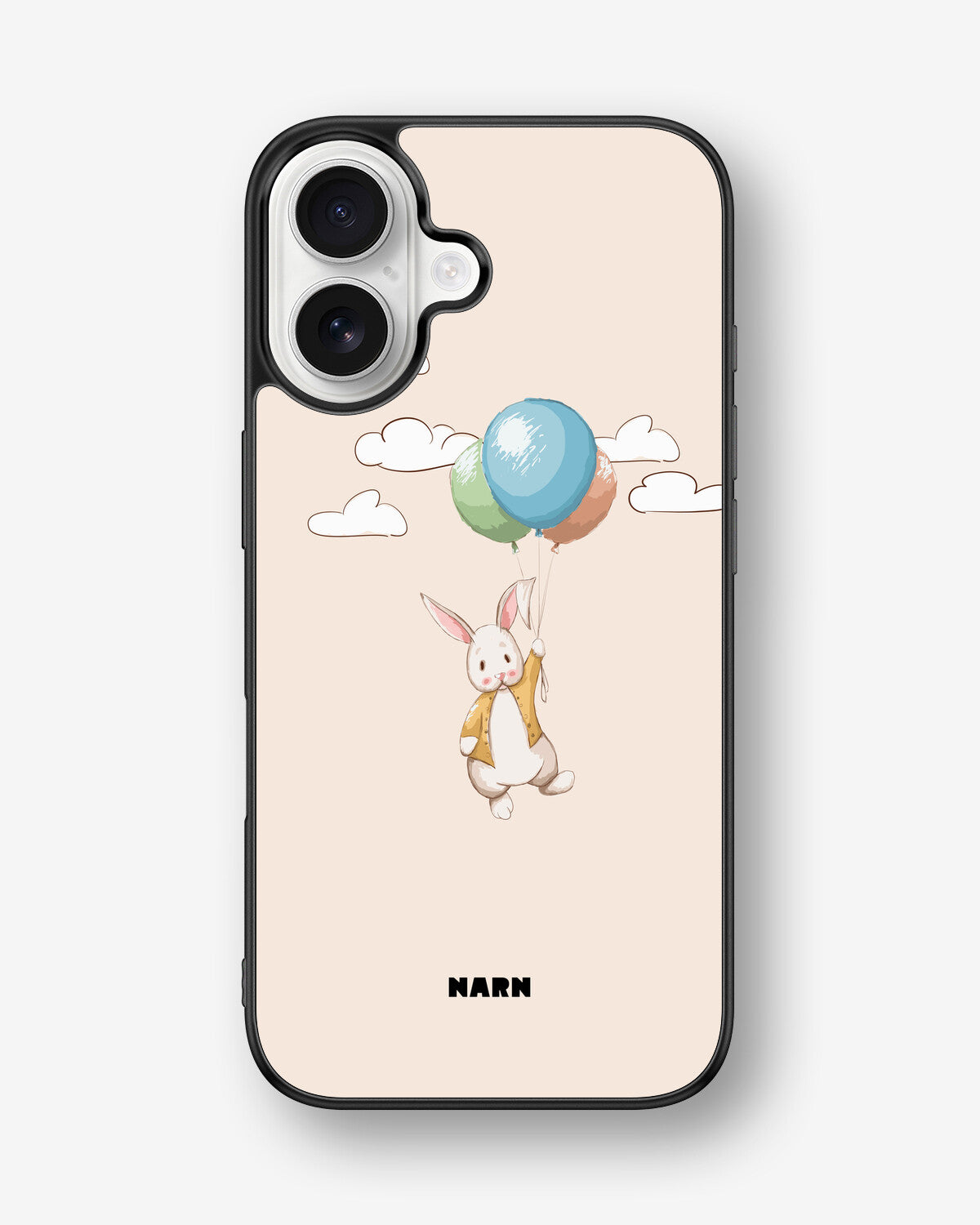 iPhone 16 Hard Case – Flying Rabbit - View 1