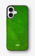 iPhone 16 Hard Case – Green Leafy - View 1