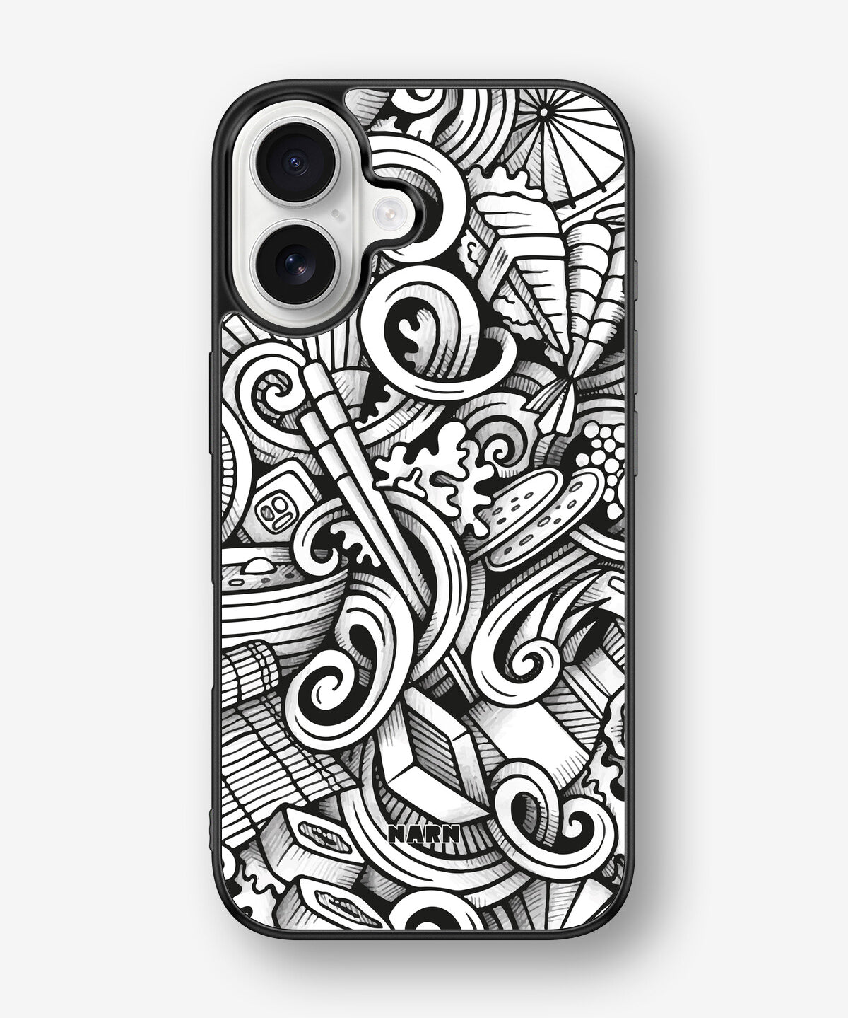 iPhone 16 Hard Case – Japanese Pattern - View 1