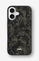 iPhone 16 Hard Case – Jungle Green Camo - View 1