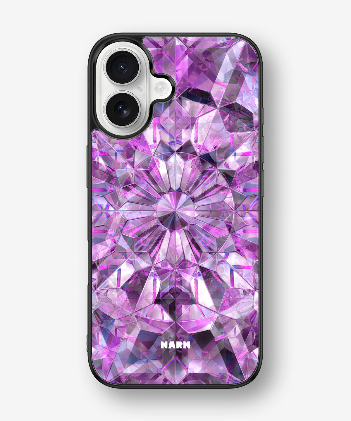 iPhone 16 Hard Case – Lavender Crystals - View 1