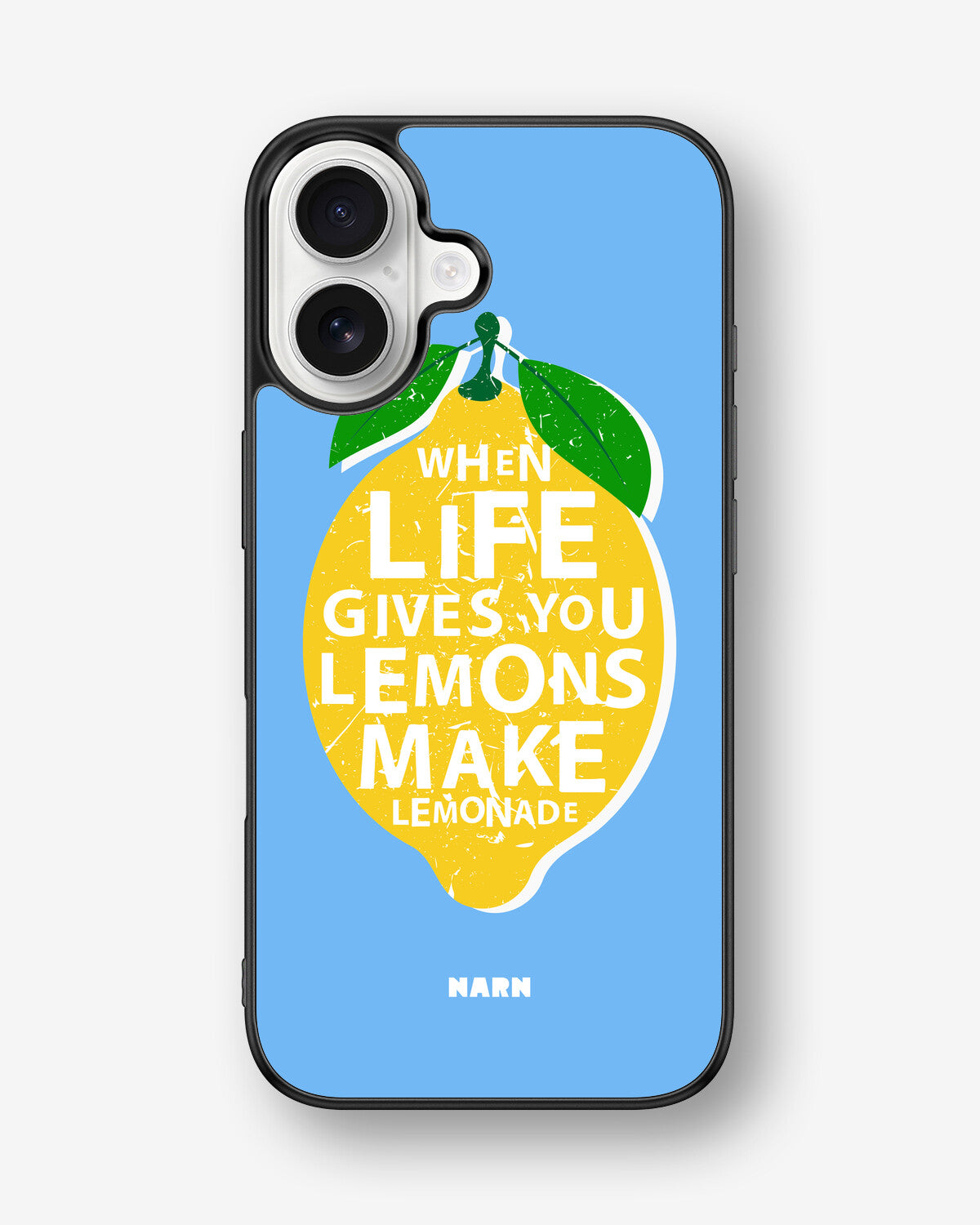 iPhone 16 Hard Case – Lemon Quote - View 1