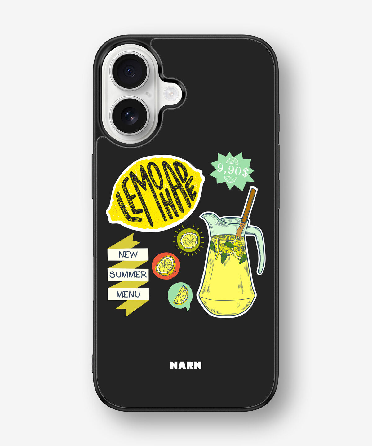 iPhone 16 Hard Case – Lemon Summer - View 1