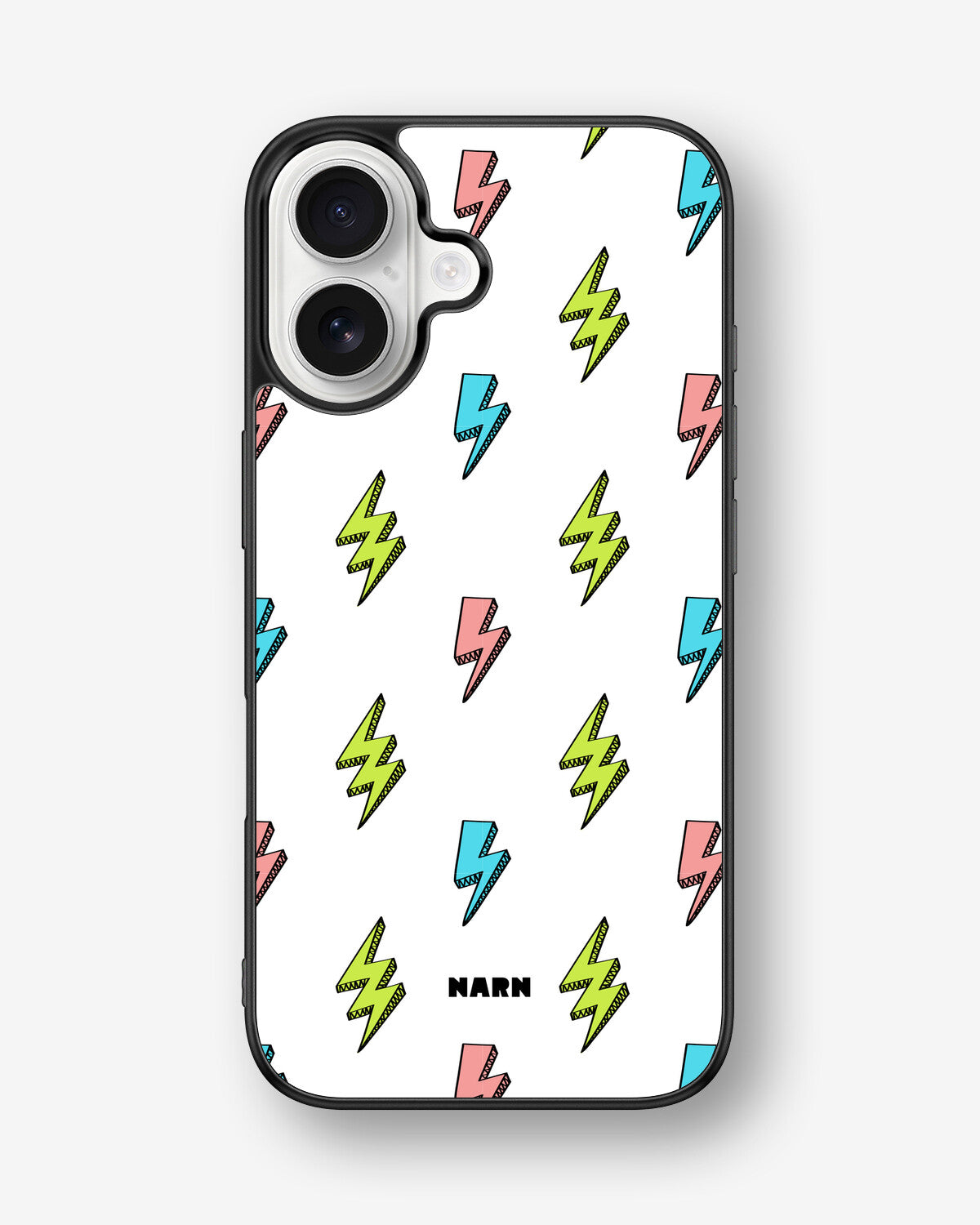 iPhone 16 Hard Case – Lightning Bolts - View 1