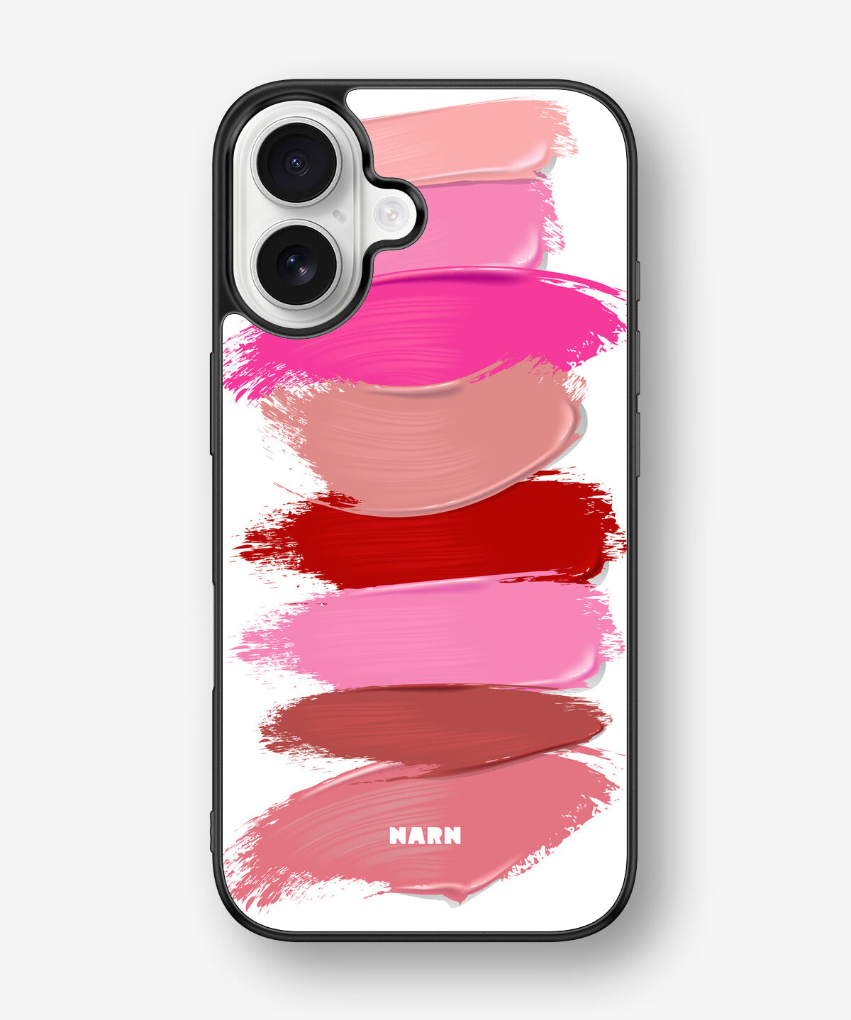 iPhone 16 Hard Case – Lipstick Smears - View 1