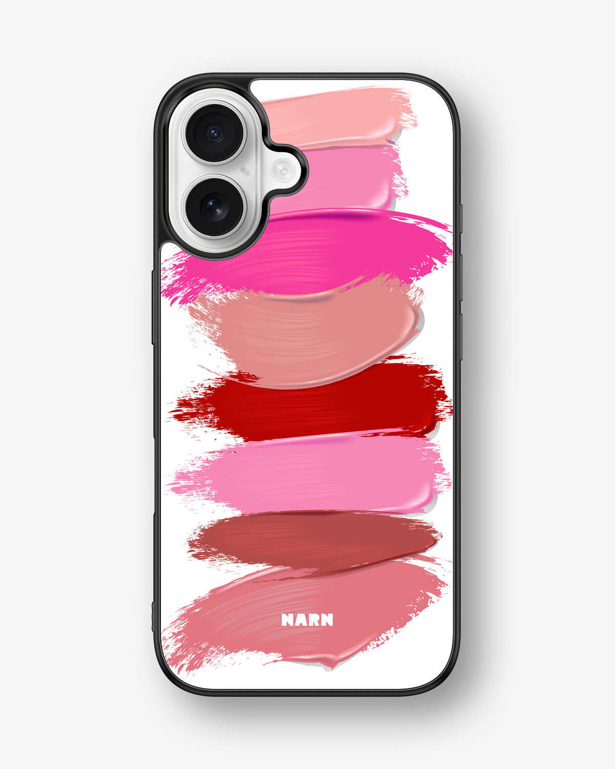 iPhone 16 Hard Case – Lipstick Smears - View 1