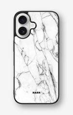 iPhone 16 Hard Case – Milky Marble - View 1
