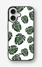 iPhone 16 Hard Case – Monstera Pattern - View 1