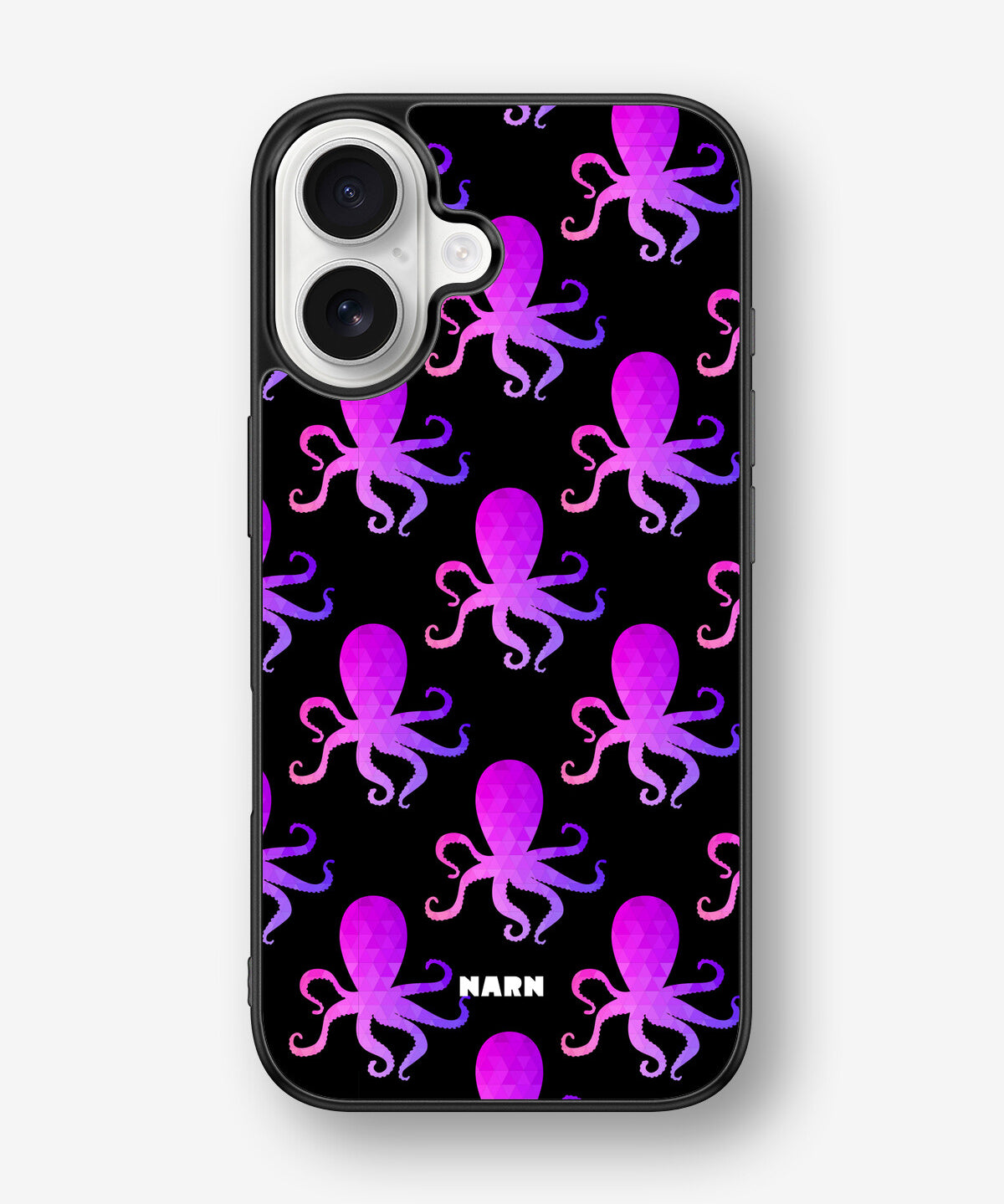 iPhone 16 Hard Case – Octopus Pattern - View 1