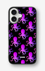 iPhone 16 Hard Case – Octopus Pattern - View 1