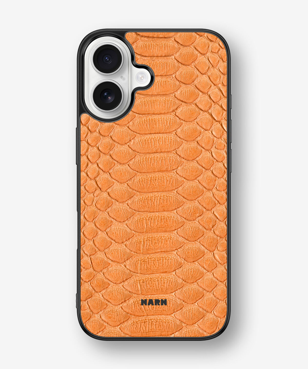 iPhone 16 Hard Case – Orange Snake - View 1