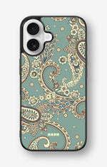 iPhone 16 Hard Case – Paisley Green - View 1