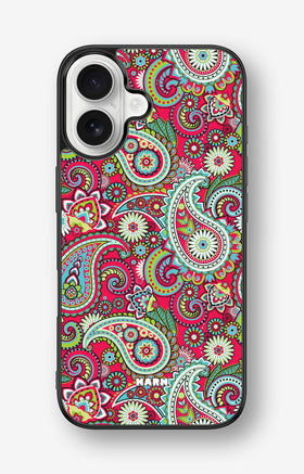 iPhone 16 Hard Case – Paisley Paradise - View 1