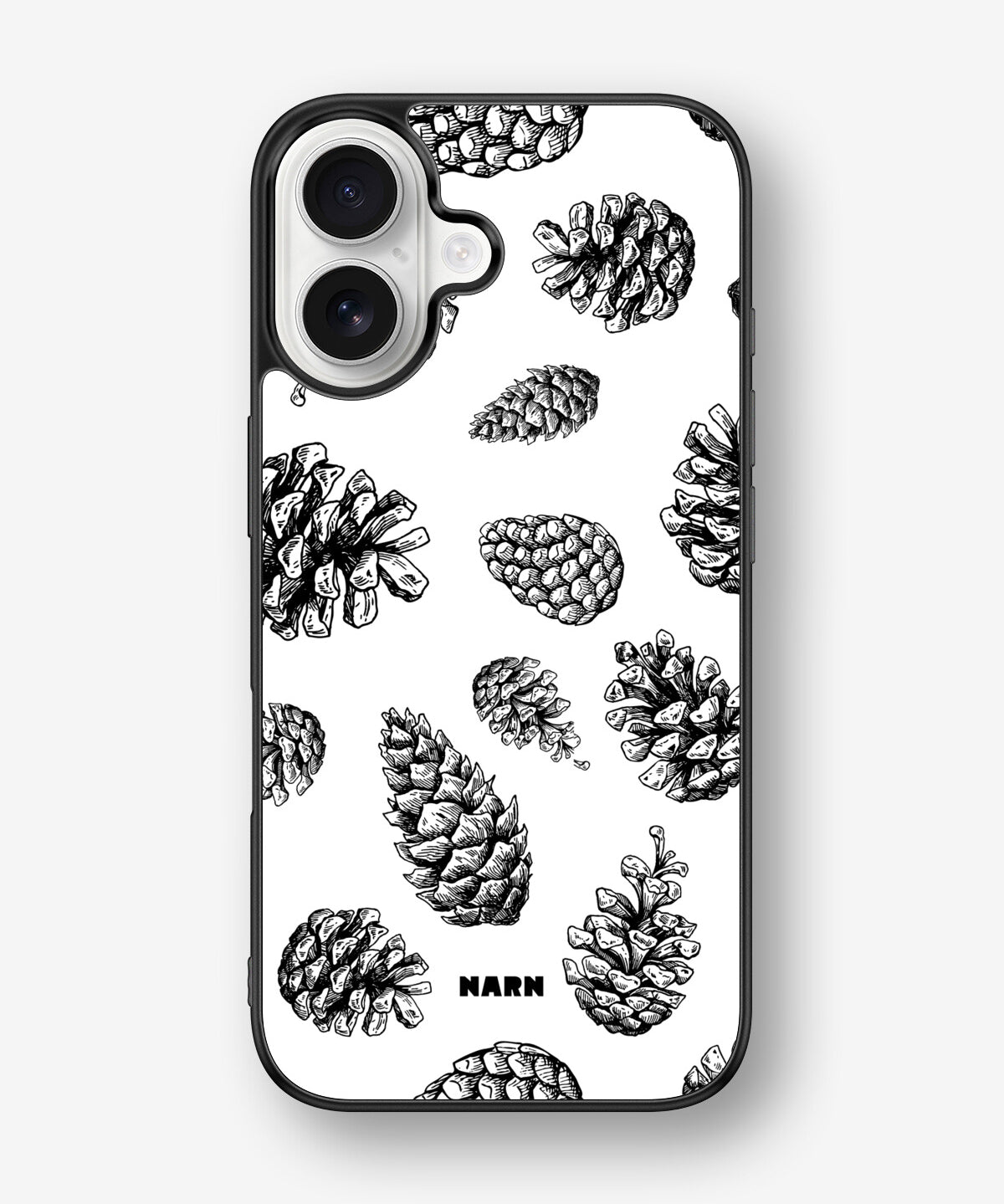 iPhone 16 Hard Case – Pine Cones - View 1