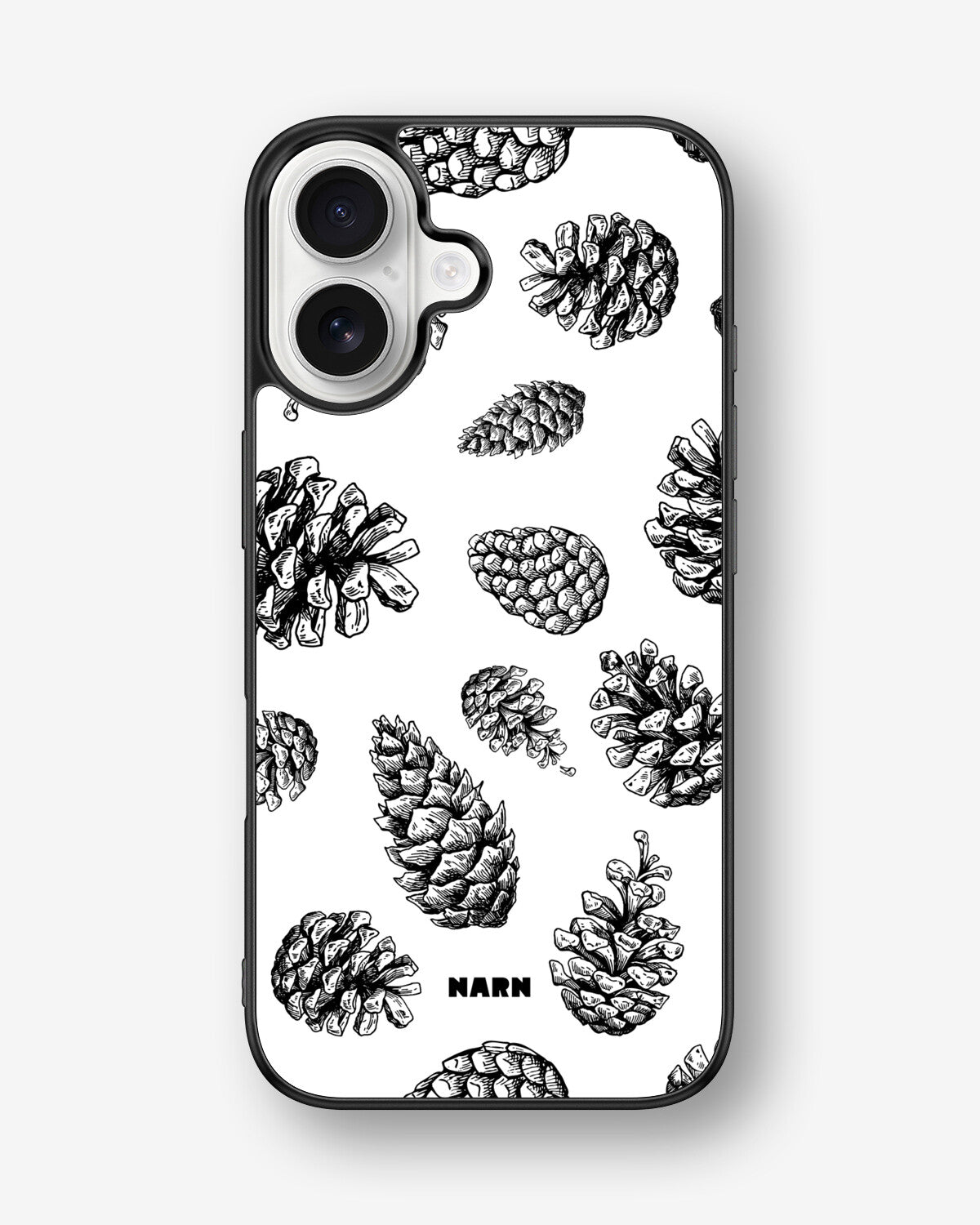 iPhone 16 Hard Case – Pine Cones - View 1