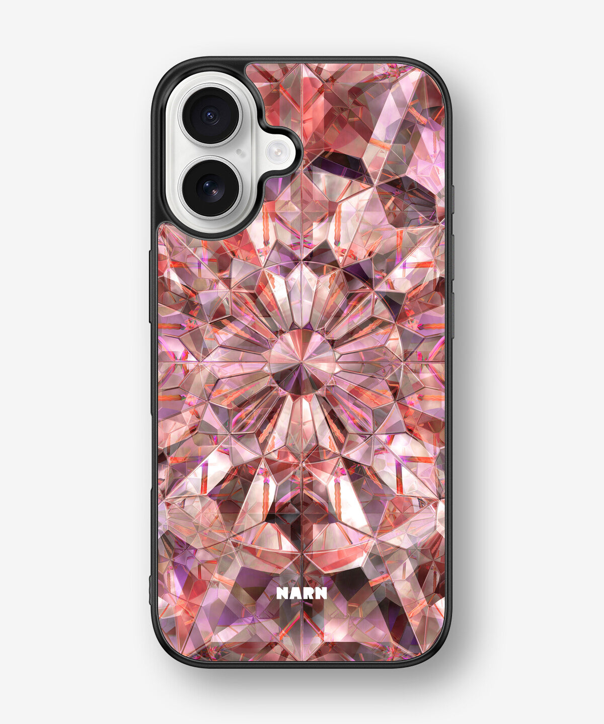 iPhone 16 Hard Case – Pink Crystals - View 1