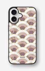 iPhone 16 Hard Case – Pink Marble Waves - View 1