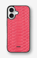 iPhone 16 Hard Case – Pink Snake - View 1