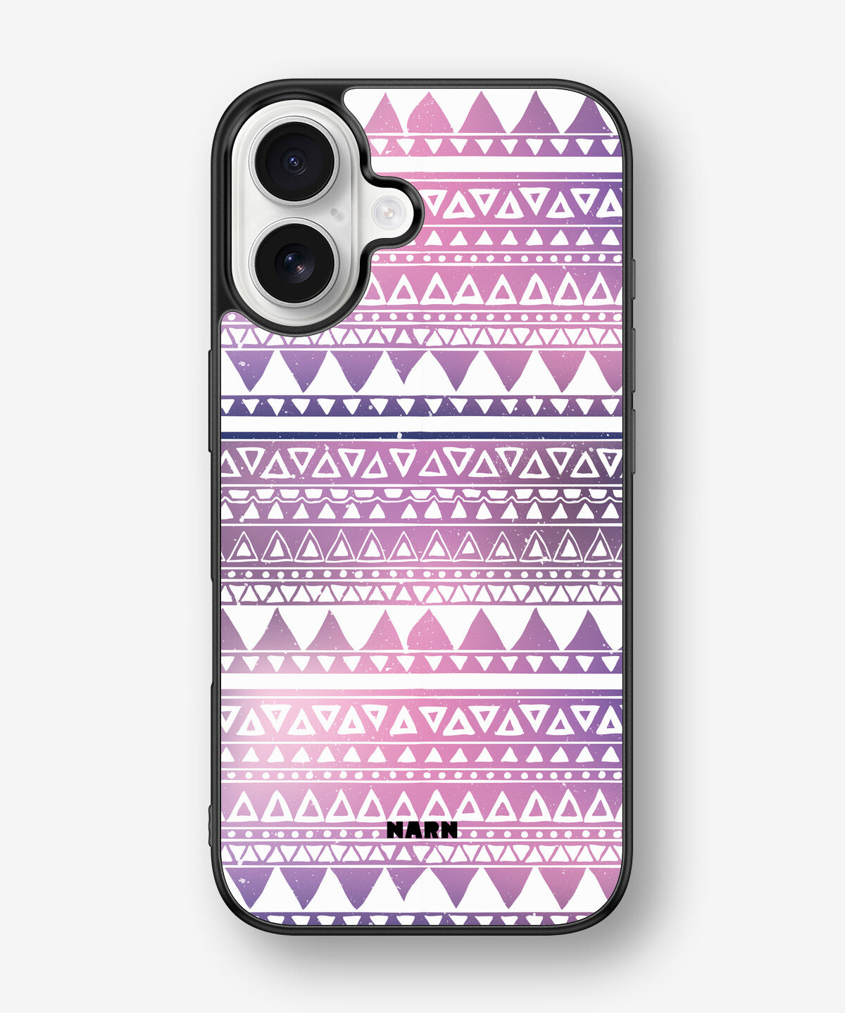 iPhone 16 Hard Case – Purple Aztec - View 1
