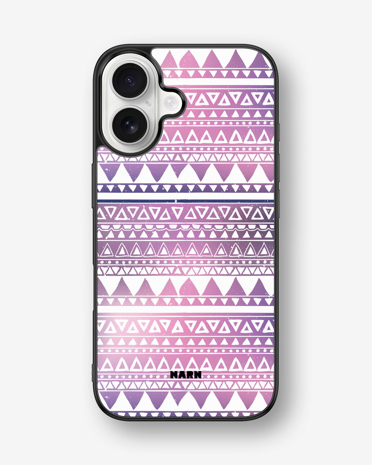iPhone 16 Hard Case – Purple Aztec - View 1