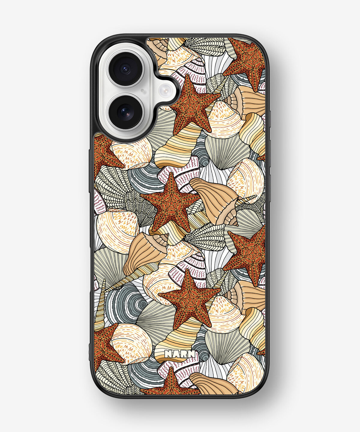 iPhone 16 Hard Case – Sea Shells - View 1
