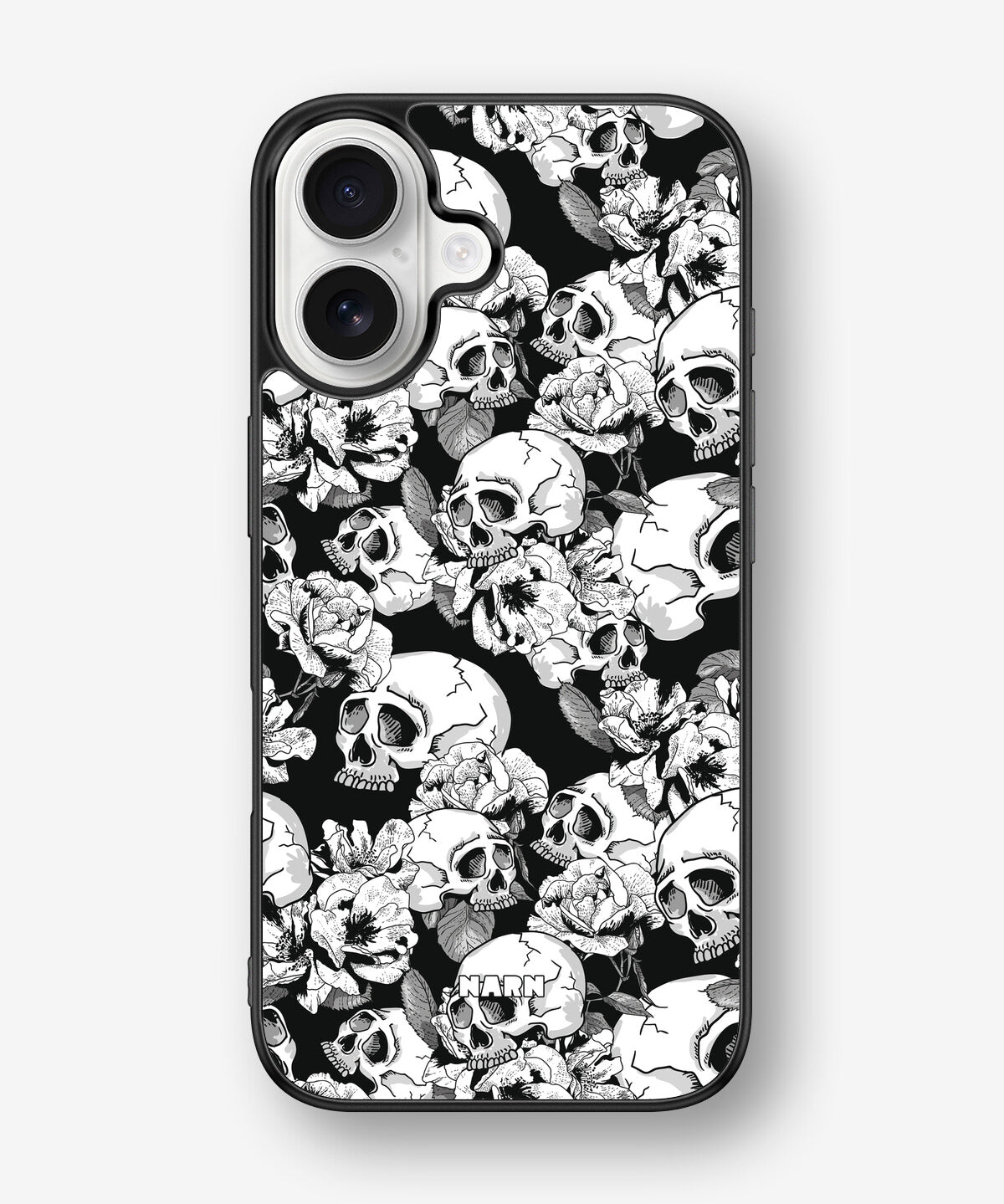 iPhone 16 Hard Case – Skull Garden - View 1