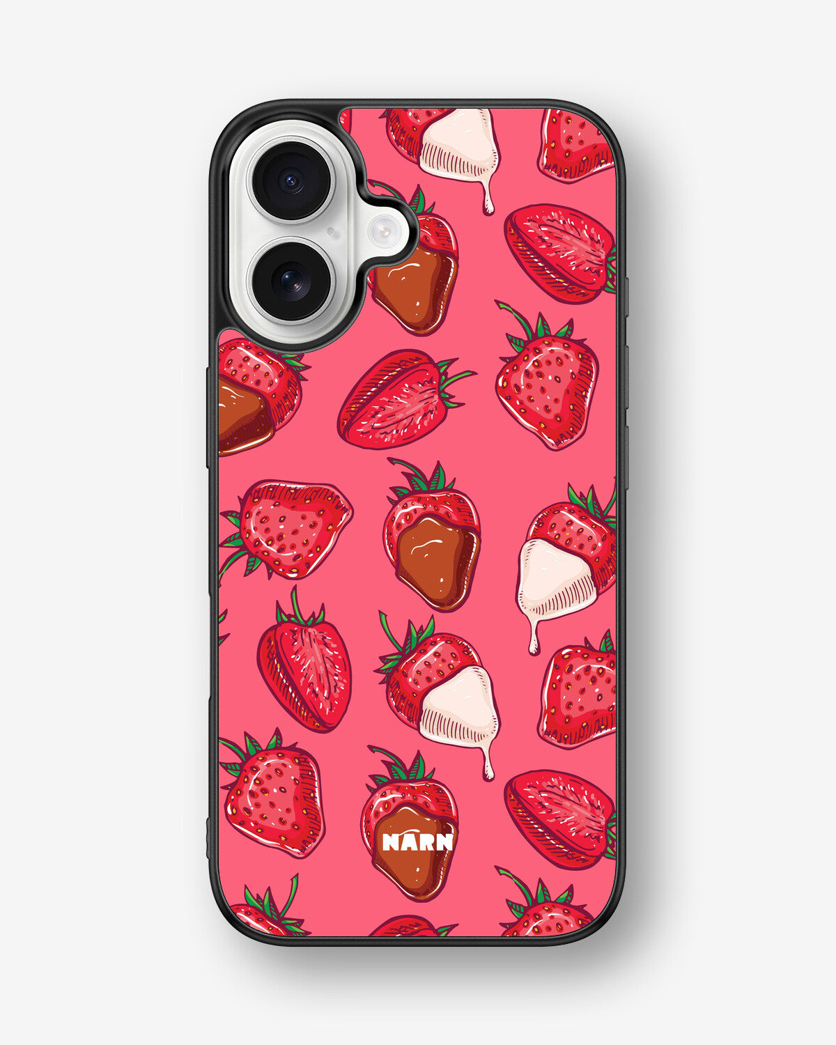iPhone 16 Hard Case – Strawberry Chocolate - View 1