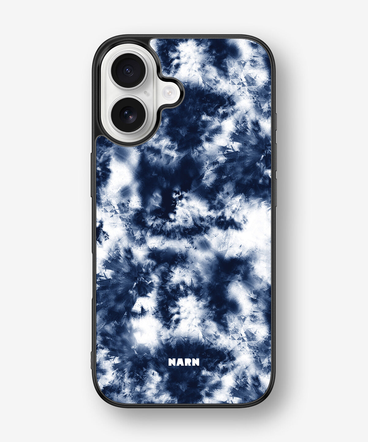 iPhone 16 Hard Case – Tie Dye Blue - View 1