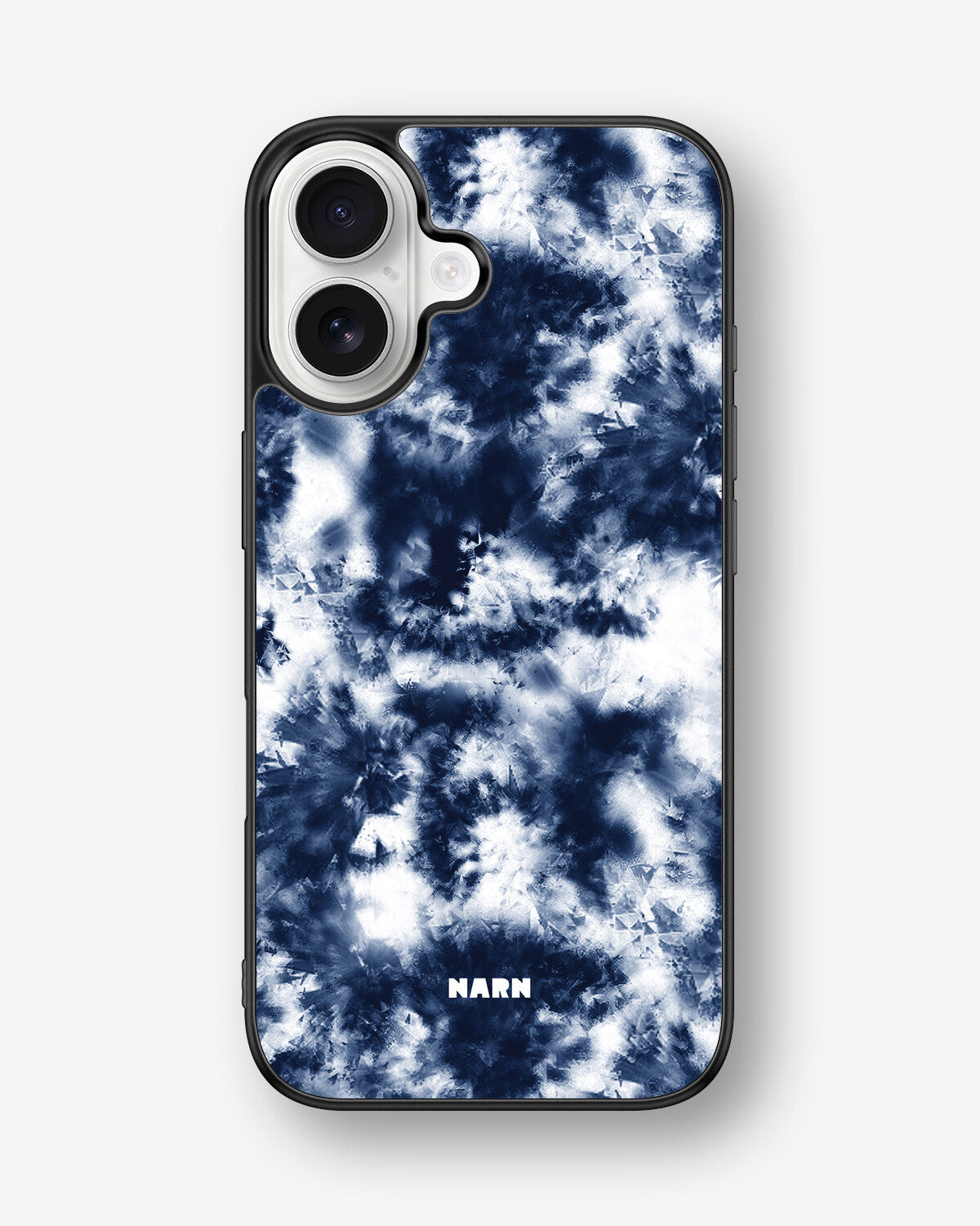 iPhone 16 Hard Case – Tie Dye Blue - View 1