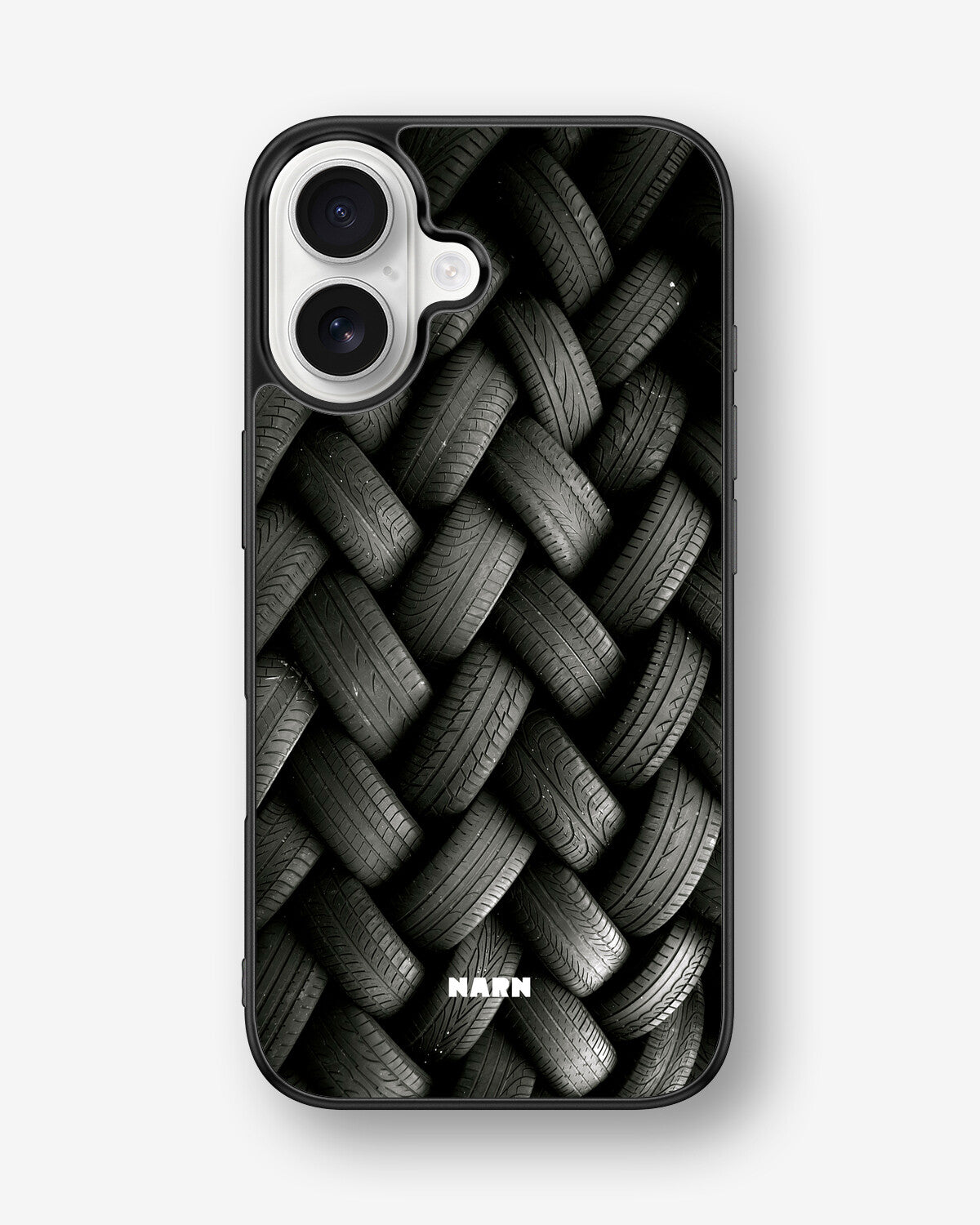 iPhone 16 Hard Case – Tires Wall - View 1