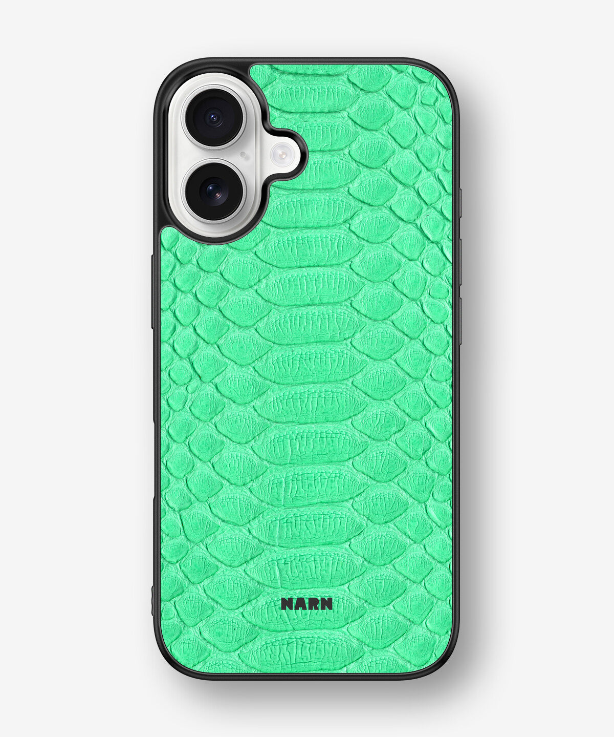 iPhone 16 Hard Case – Turquoise Snake - View 1