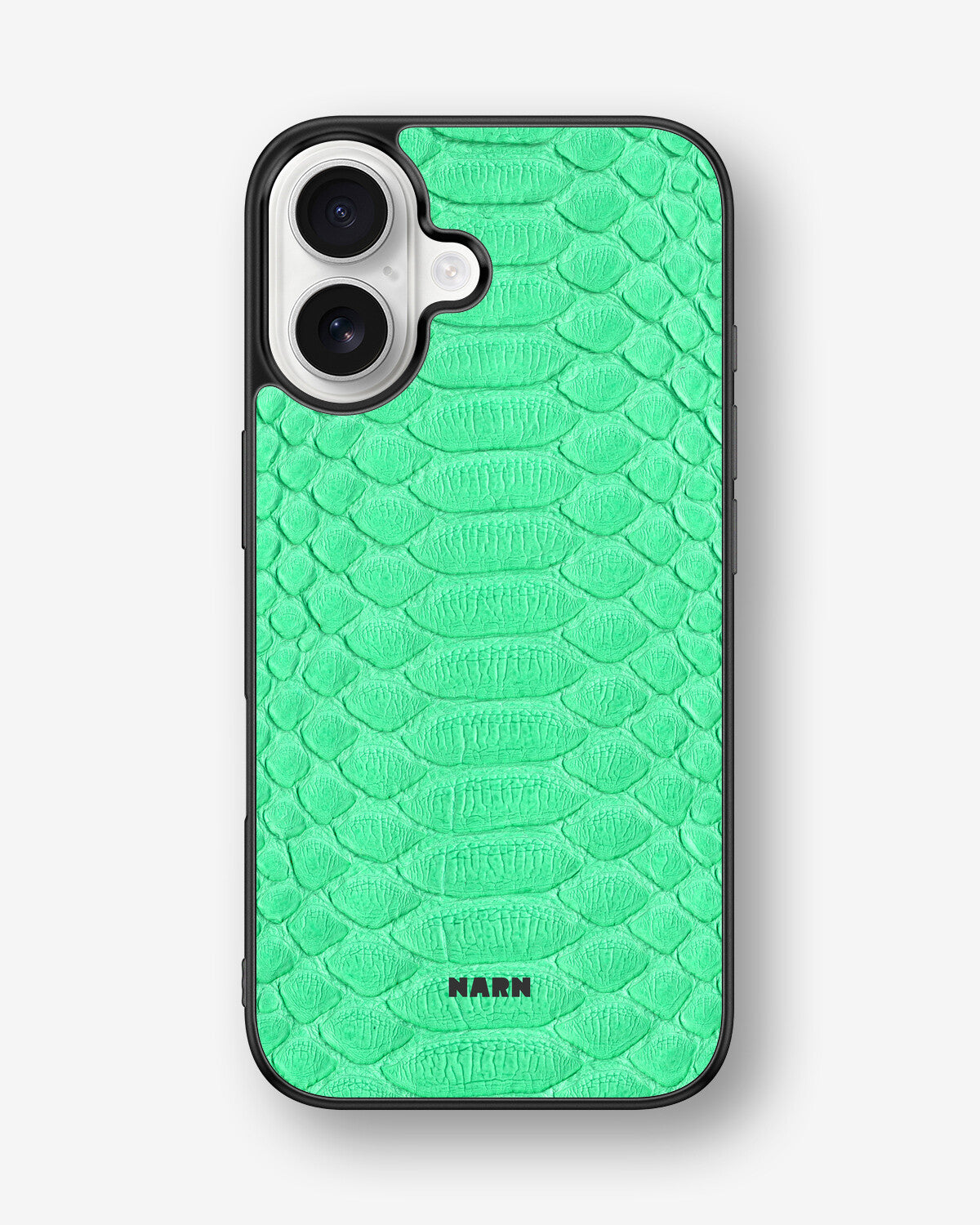 iPhone 16 Hard Case – Turquoise Snake - View 1