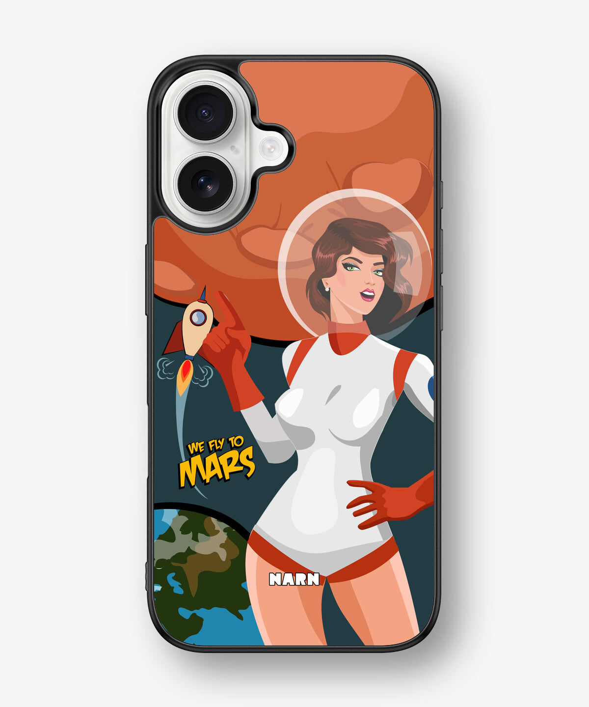 iPhone 16 Hard Case – We Fly To Mars - View 1