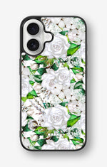 iPhone 16 Hard Case – White Bloom - View 1