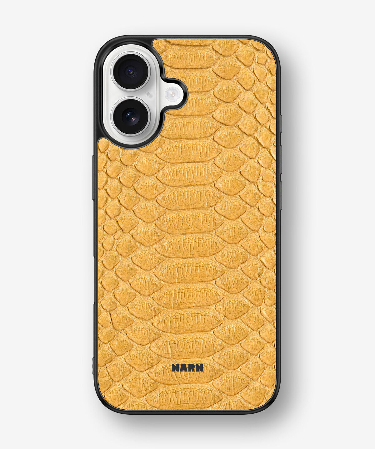 iPhone 16 Hard Case – Yellow Snake - View 1
