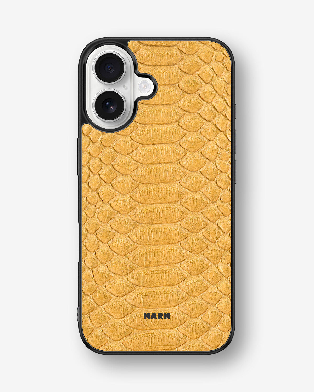 iPhone 16 Hard Case – Yellow Snake - View 1