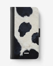 iPhone 16 Wallet Case - Cow Skin - View 1