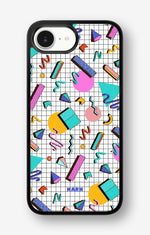 iPhone 16e Hard Case – 80s Memphis - View 1