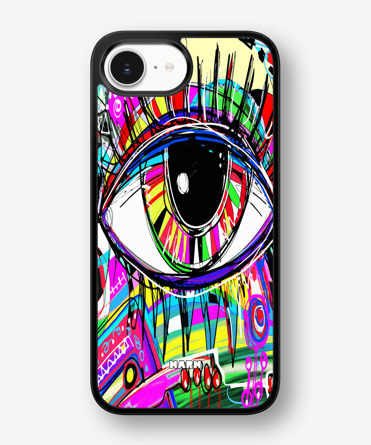 iPhone 16e Hard Case – Abstract Eye - View 1