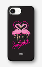 iPhone 16e Hard Case – Beach Flamingo - View 1
