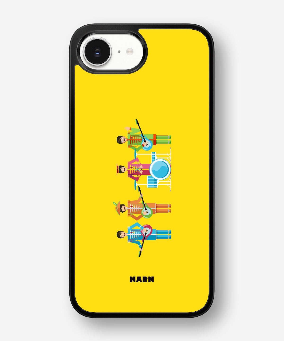 iPhone 16e Hard Case – Beatles Yellow - View 1