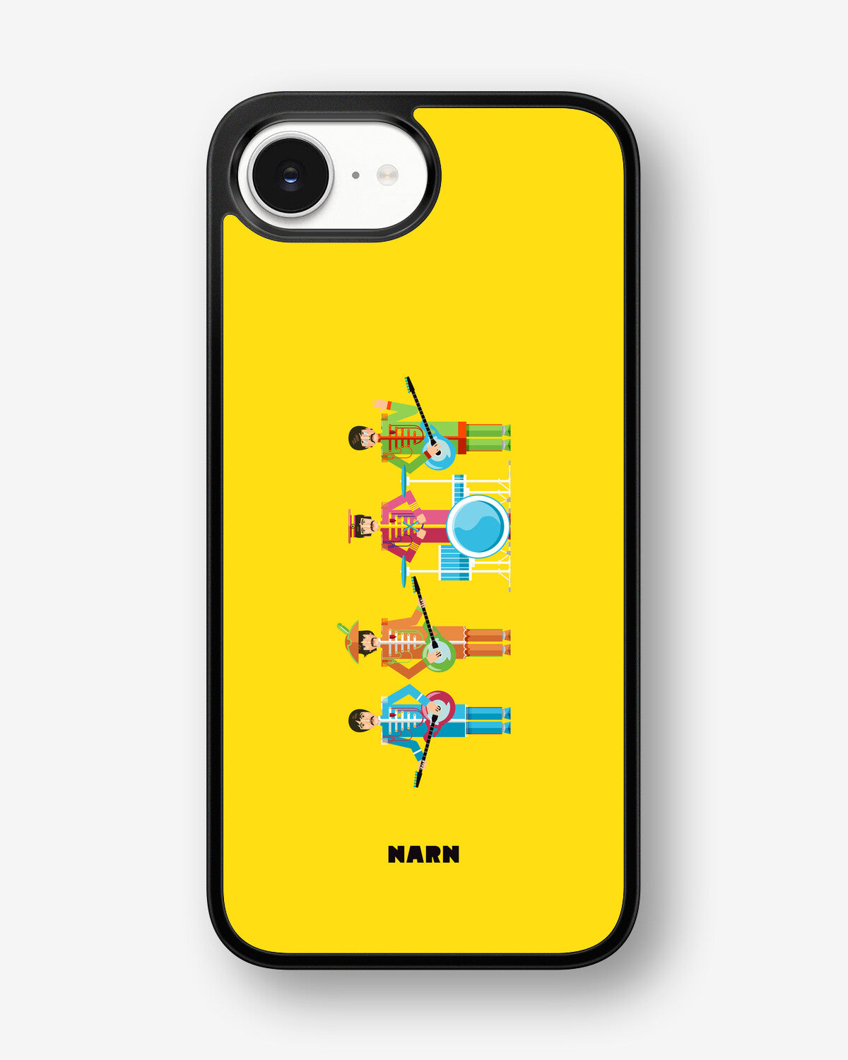 iPhone 16e Hard Case – Beatles Yellow - View 1