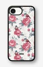 iPhone 16e Hard Case – Birds Among Roses - View 1