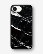 iPhone 16e Hard Case – Black Marble - View 1