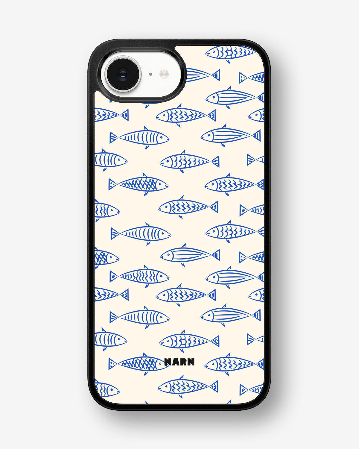 iPhone 16e Hard Case – Blue Catch - View 1