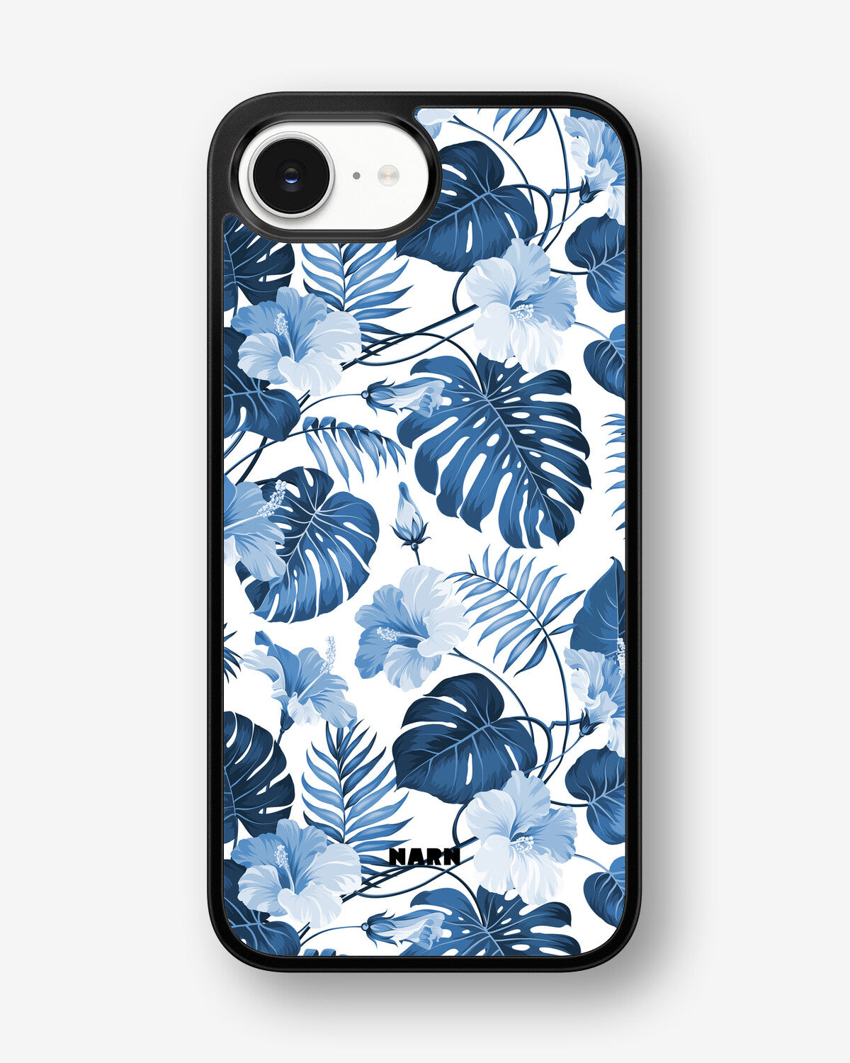iPhone 16e Hard Case – Blue Tropics - View 1