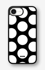 iPhone 16e Hard Case – Bold Dots - View 1