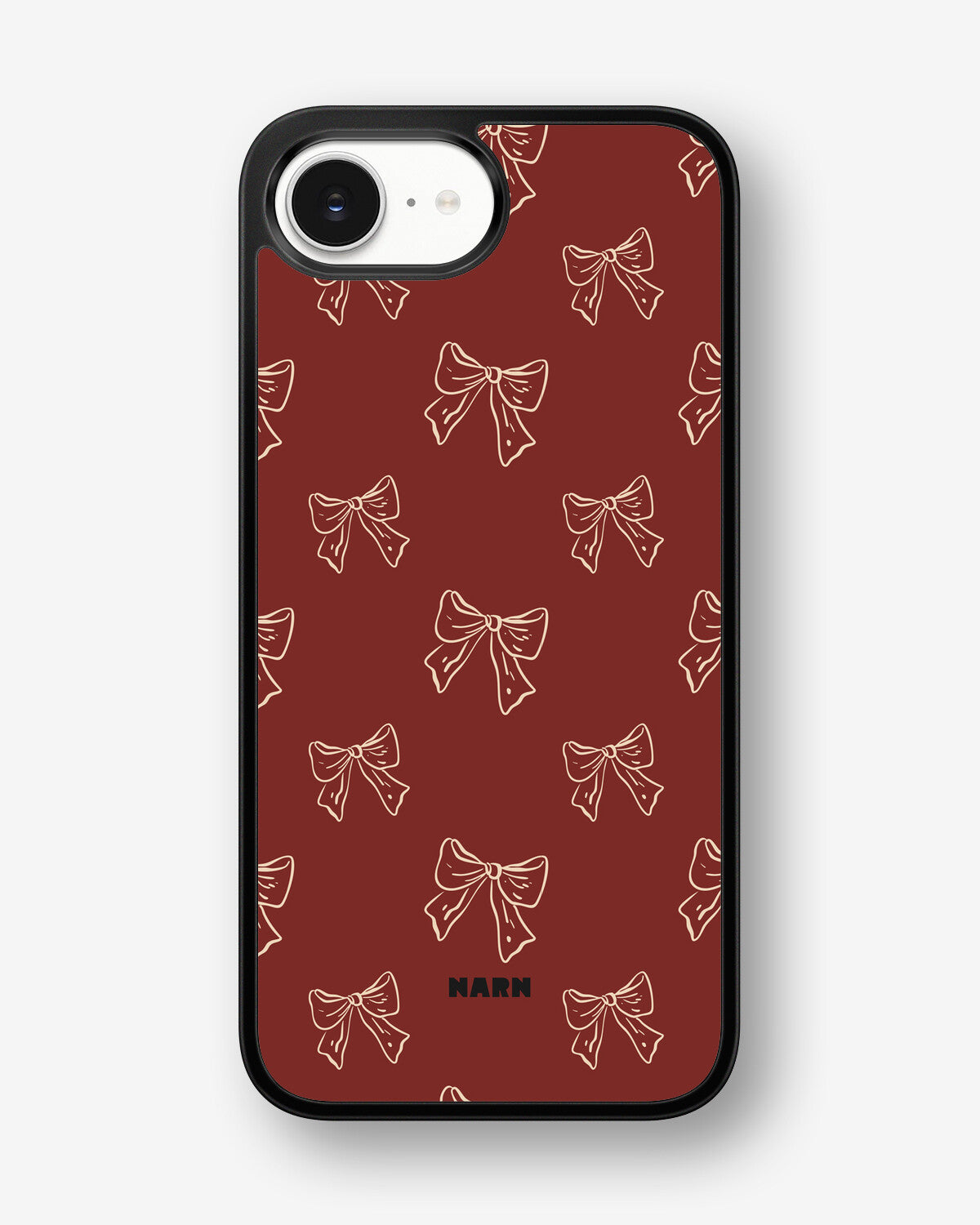 iPhone 16e Hard Case – Cherry Bows - View 1