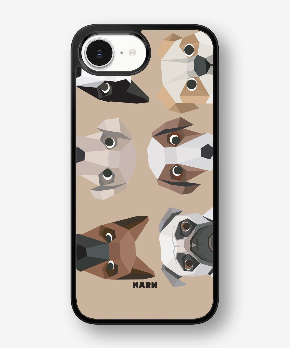 iPhone 16e Hard Case – Cute Dogs - View 1